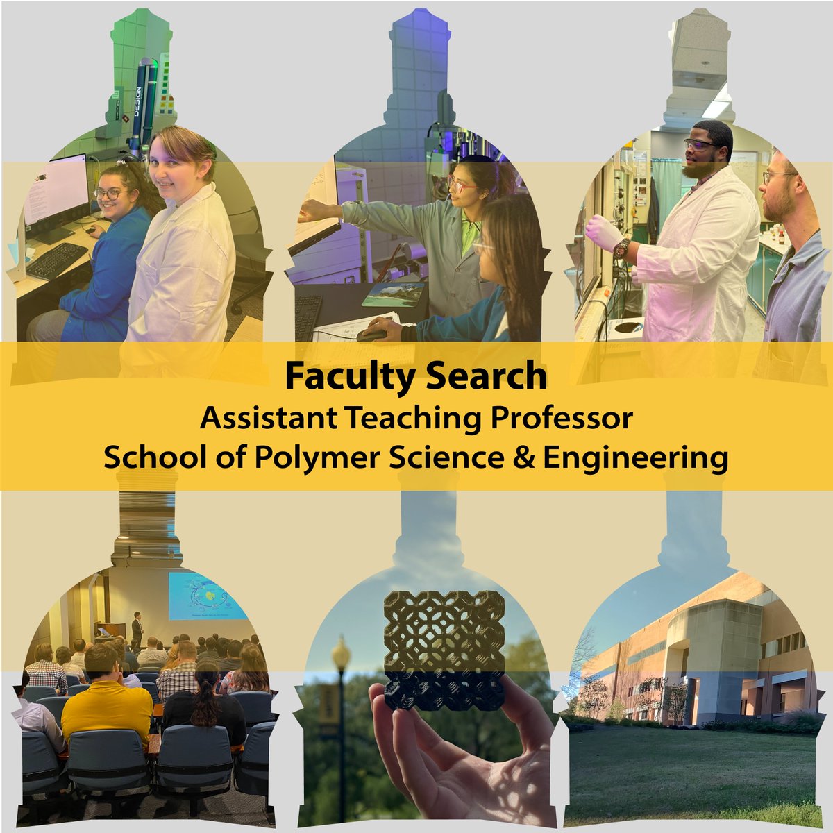 Derek Patton (@dereklpatton) on Twitter photo Join the <a href="/USM_Polymers/">USM Polymer Science & Engineering</a> team at <a href="/SouthernMiss/">Southern Miss</a>
! Excited to launch our search for an Assistant Teaching Professor with expertise in Polymer Science & Engineering and a passion for teaching. Apply here: usm.csod.com/ats/careersite…. Review starts Nov 15.
Repost due to corrupted link. Join the <a href="/USM_Polymers/">USM Polymer Science & Engineering</a> team at <a href="/SouthernMiss/">Southern Miss</a>
! Excited to launch our search for an Assistant Teaching Professor with expertise in Polymer Science & Engineering and a passion for teaching. Apply here: usm.csod.com/ats/careersite…. Review starts Nov 15.
Repost due to corrupted link.