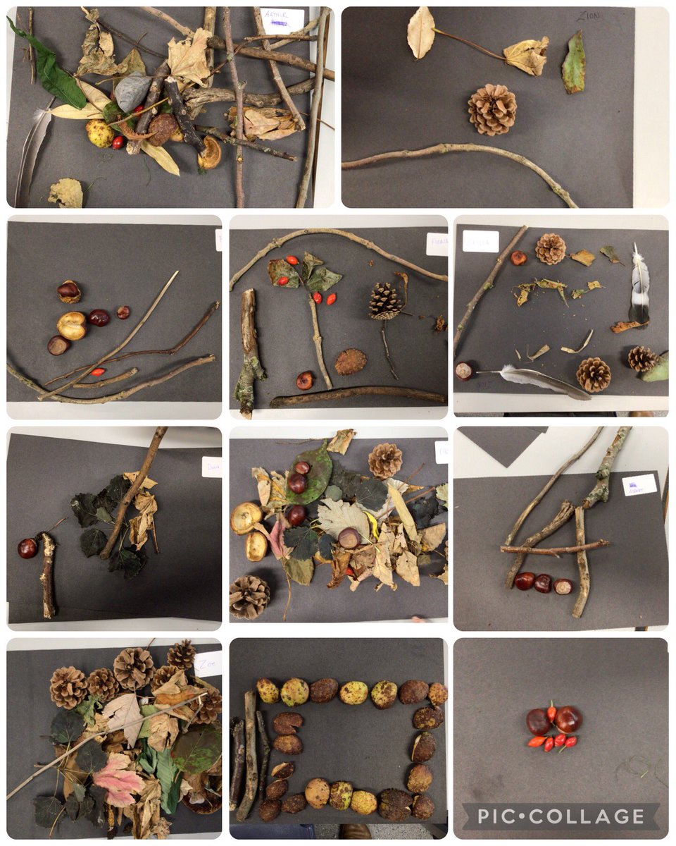 clifton_class2's tweet photo. Our Autumn treasures we turned into abstract art! Some of us created patterns, animals, faces and abstract. https://t.co/ISCroAn4mS