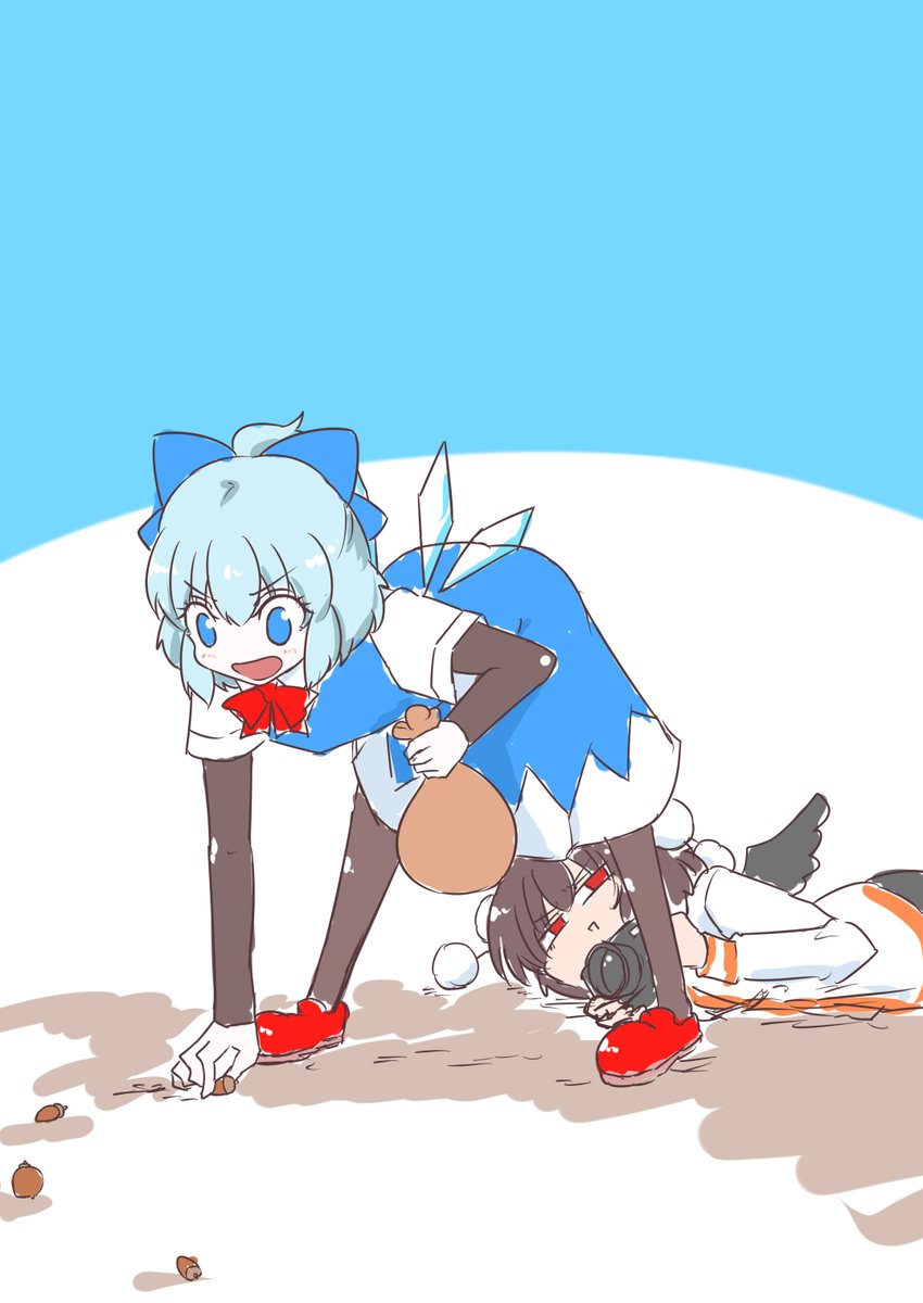 #10月9日は天狗の日  なんでチルノちゃんも毎回うつってるんですか? ⑨日だからかな?