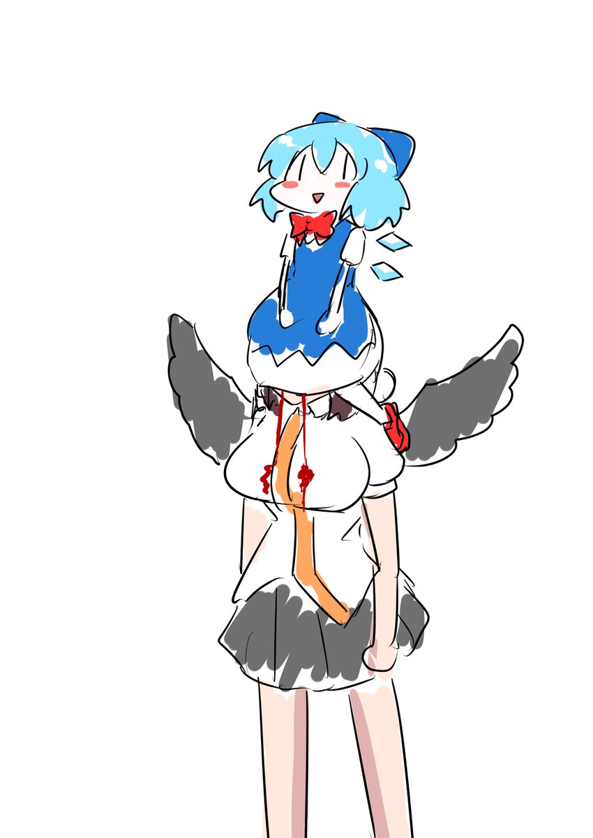 #10月9日は天狗の日  なんでチルノちゃんも毎回うつってるんですか? ⑨日だからかな?