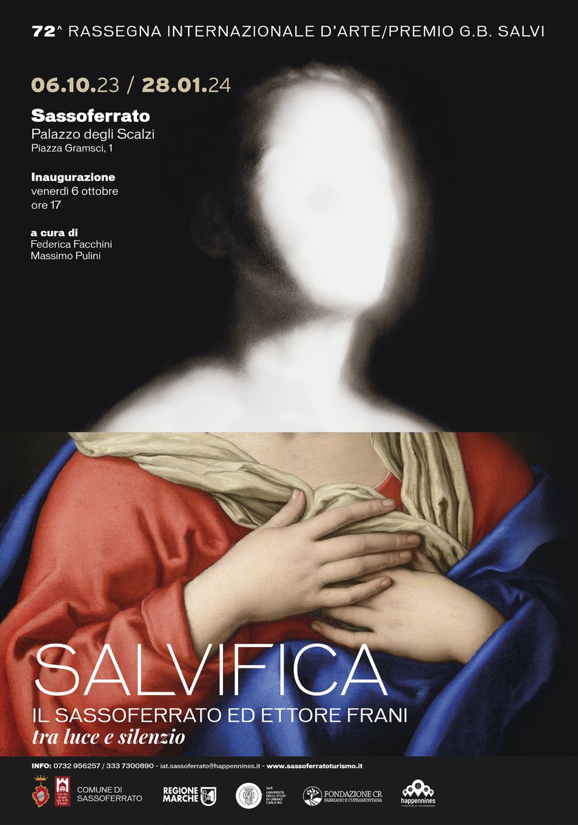 La #rassegnasalvi è tornata con la sua 72° edizione!

Orari d'apertura: 
venerdì 15.30-18.30
sabato domenica e festivi 10.00-13.00 | 15.30-18.30 
Mostra chiusa il 25/12/2023 e 01/01/2023  
#ettorefrani #ilsassoferrato #sassoferrato