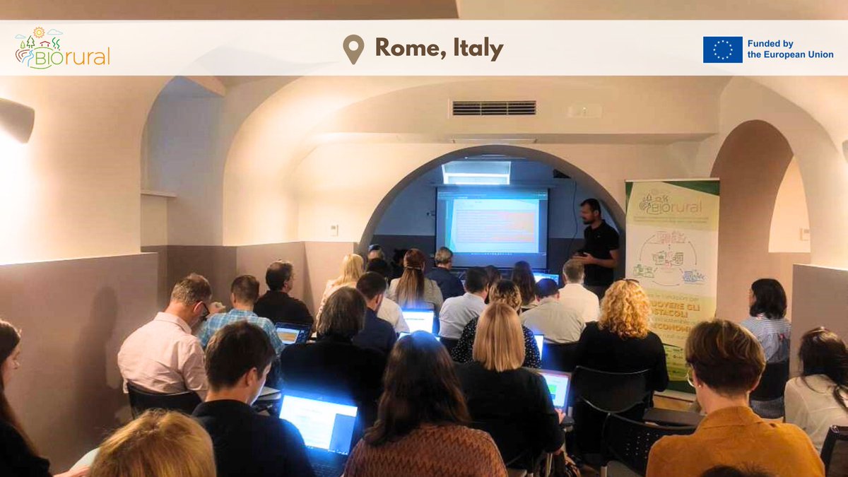 🎯The annual project meeting is in progress!
📍Held in Rome, the first day of the 2-day meeting has kicked-off with all 19 BioRural partner organisations contributing to its success.
📜In today's agenda: The project's overview, the results so far and steps for the next 6 months.