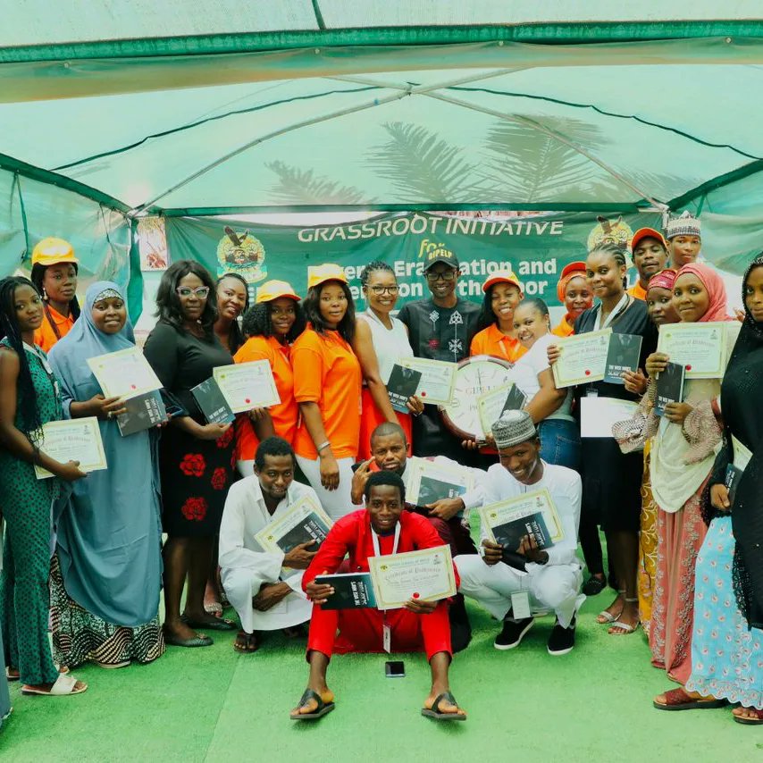 GipelpHQ's tweet photo. Graduation and issuance of certificate of proficiency in basic computer appreciation, internet and Cybercrime to our free ICT project beneficiaries - Batch 001

#gipelp #nigeria #NPF #technology https://t.co/gpV24vROE0