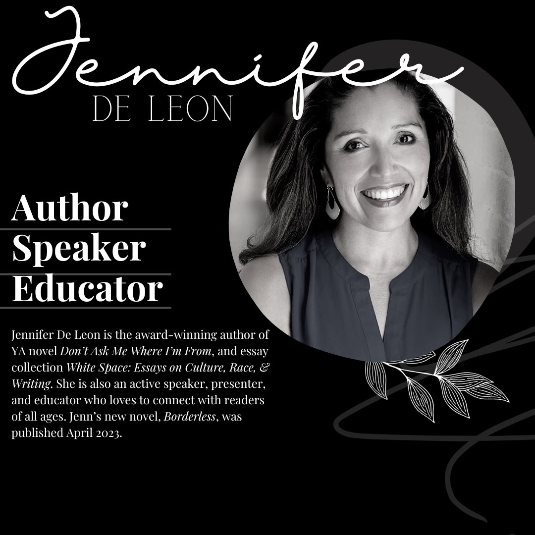 Our in-person conference, featuring Jennifer De Leon, is just two weeks away! Register at neate.org @jdeleonwriter @booktoss @HeinemannPub @ncte @TchKimPossible @SilUnicornActon @facinghistory