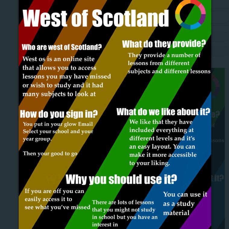 Have a look at the posters our Ambassadors have created to help inform our pupils and raise awareness around the school! 💛💙❤️<a href="/west_os/">West OS</a> <a href="/LochendHigh/">Lochend Community High School</a>