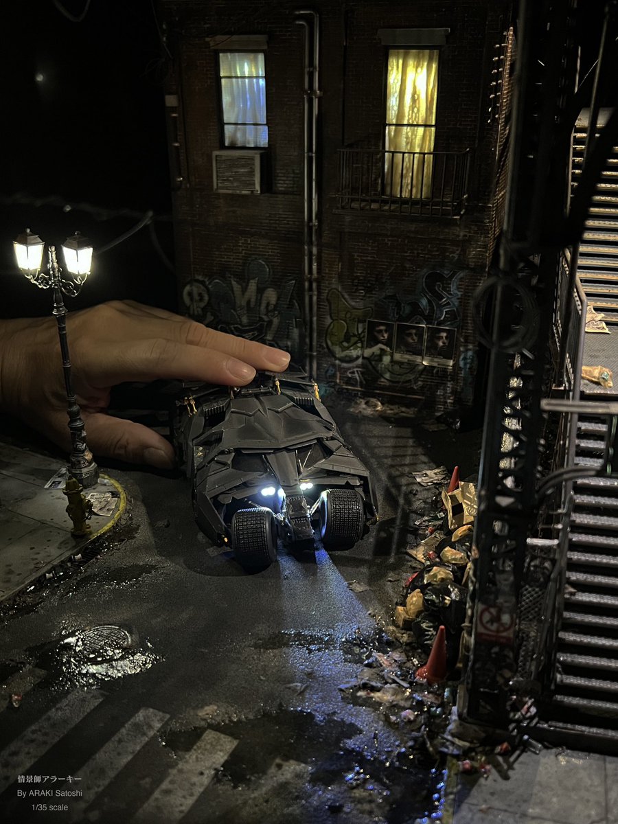 Gotham City】 Diorama of the movie 
