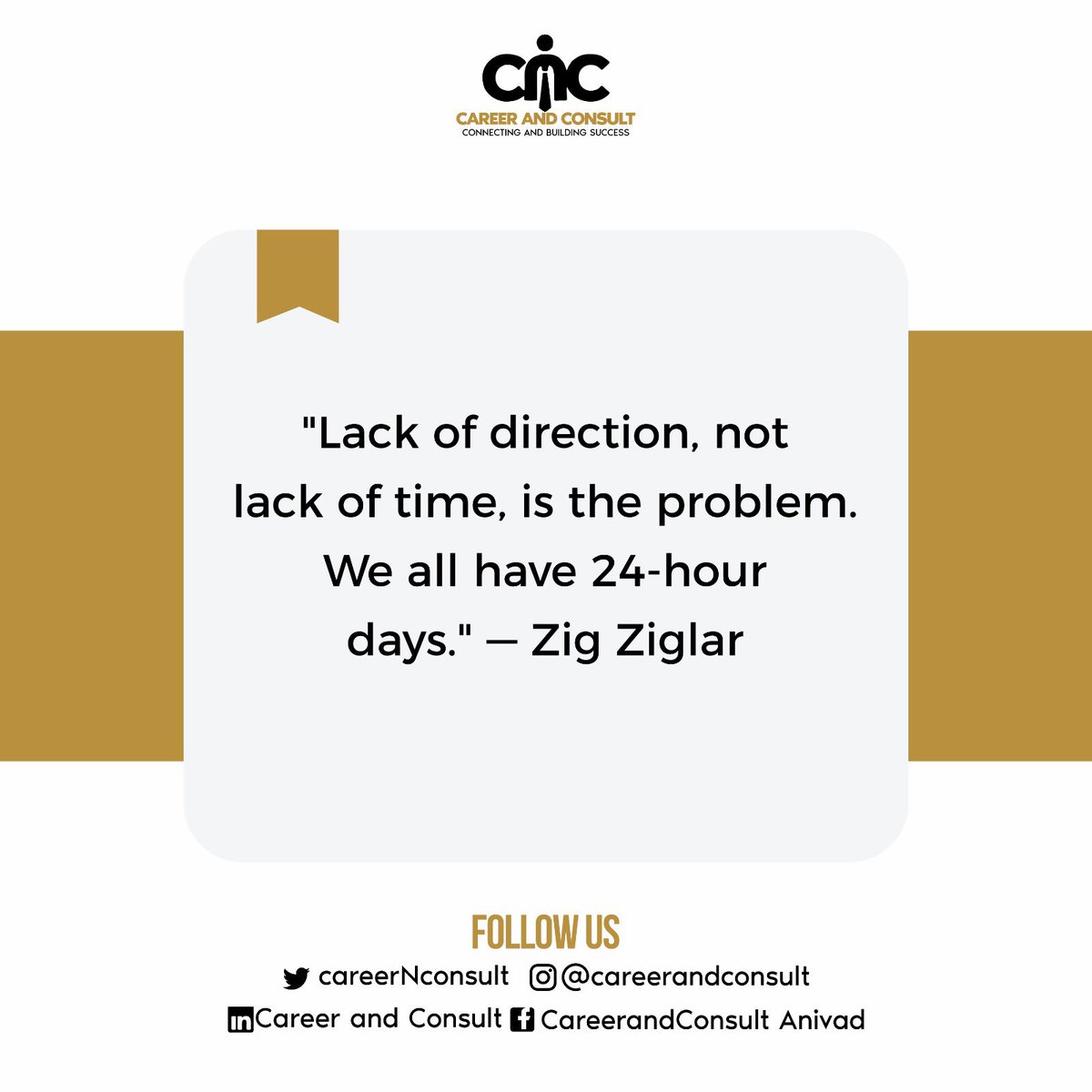 careerNconsult's tweet photo. Direction is likened to a working compass, lack of it means you’re lost no matter the little or abundance of time you have.
Do well to manage your time effectively to ensure optimal productivity in your workplace or business.
Happy New Week 😇
#careerandconsult
#MondayMotivation https://t.co/v6KBC7eDdQ