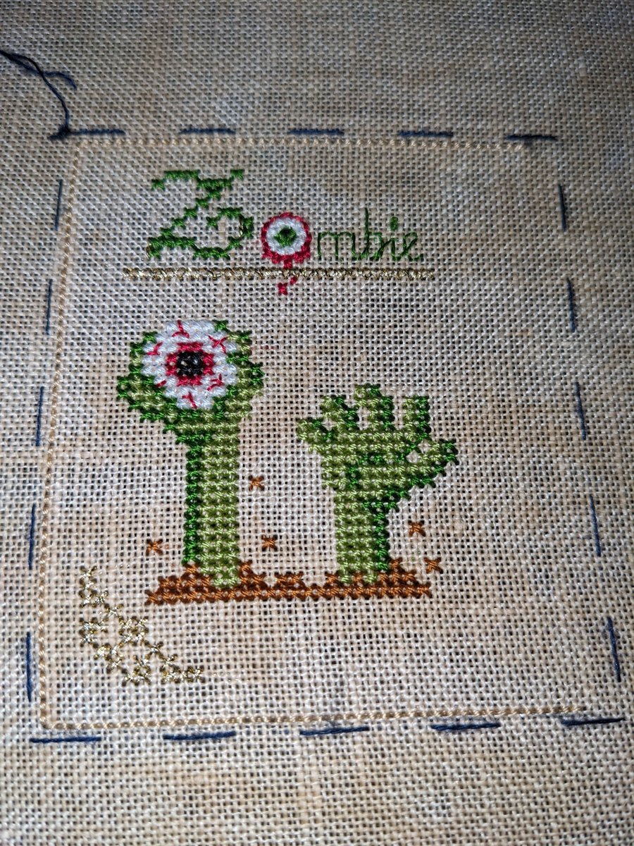 NoGenreLeftBhnd's tweet photo. Ghosts and Zombies complete the page for #BookOfShadowsSAL by @living.on.the.rainbow - Now to put everything together and turn it into a book. I'm a little nervous.
#CrossStitch #ZombieStitch #GhostsStitch #FandomStitching #TeamEnts https://t.co/0YBDctLDNO