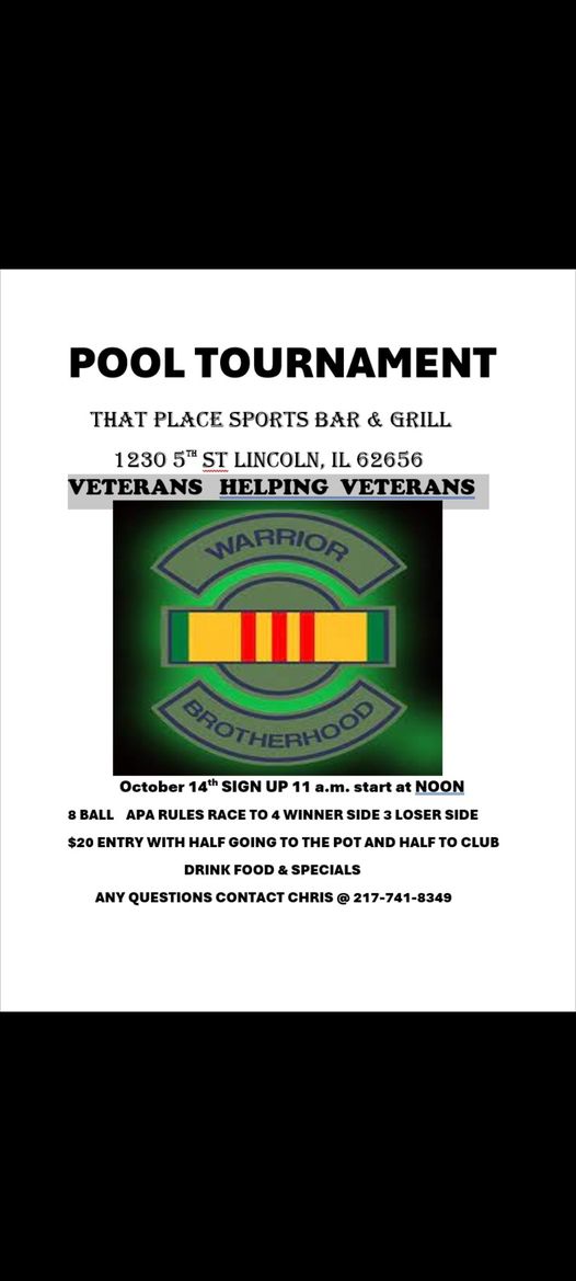 IllinoisPool's tweet image. 8 Ball Tournament
• 10/14/23 (11am)
• Lincoln (That Place Sports Bar &amp;amp; Grill)
• $20