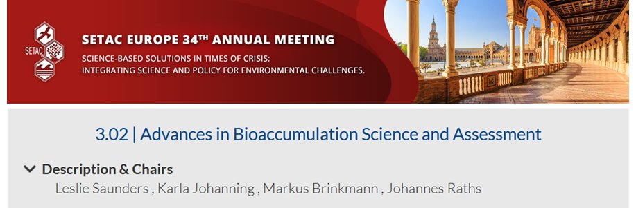 Is your work related to #Bioaccumulation #Science? Are you getting ready to submit an abstract for @SETAC_world #SETACSeville? Then consider the BSIG-sponsored session on Advances in #Bioaccumulation #Science and Assessment!! 👇👇
