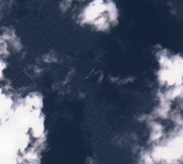 lobsterlarryliu's tweet photo. 2023.10.09, Satellite via
@esa captures #USSRonaldReagan CVN-76 in the East China Sea #OSINT https://t.co/FZqPTD02s1