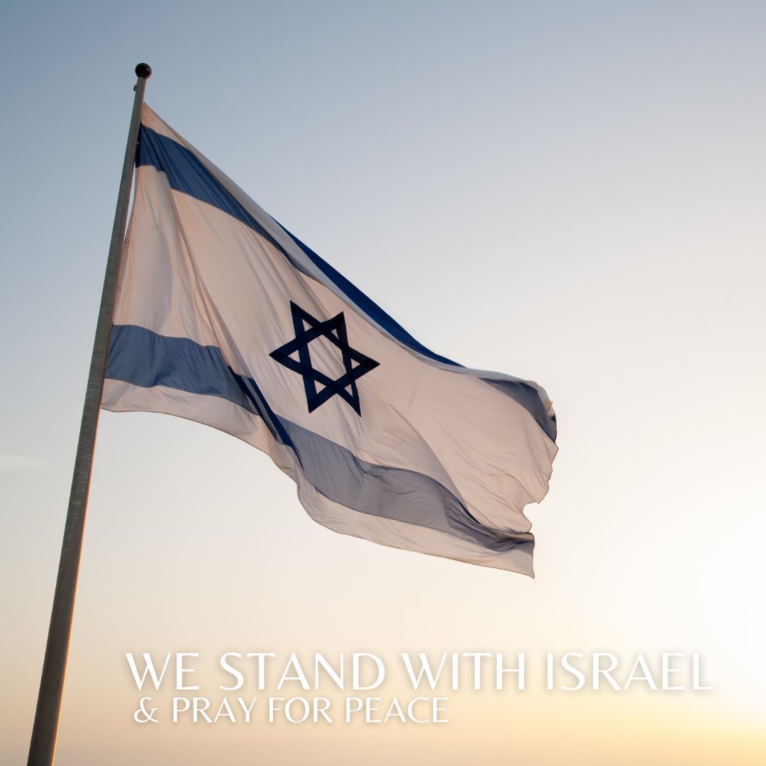 Standing with Israel , praying for peace 🇮🇱