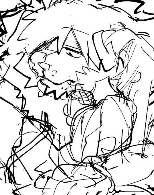 同じような構図描きすぎ