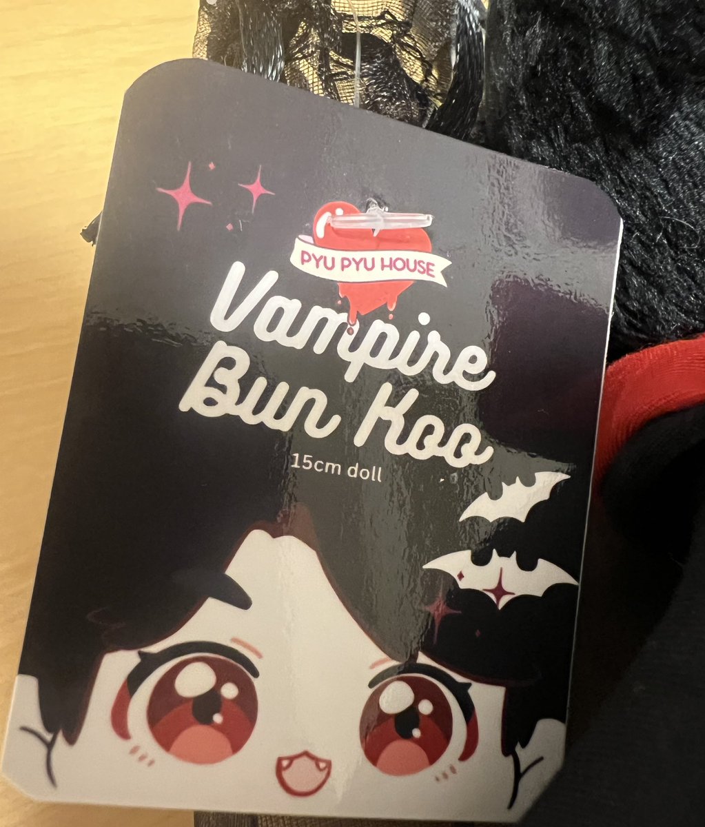 GOM くるす様<a href="/GO7saveyourself/">くるす@GOおとりまとめJP</a>

PYU PYU HOUSE 15cmドール
🦇Vampire Bun Koo🦇
by <a href="/pyupyuhouse/">퓨퓨 하우스 💖</a> 

ヴァンパイヤ🧛グク🐰
ご縁を頂き、無事お迎えできました🥳
大切にさせて頂きます✨
He is so cute🩸