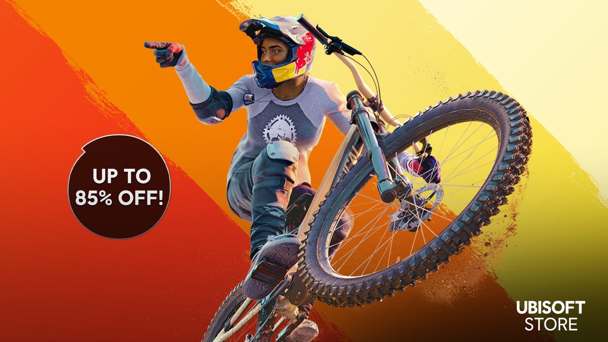RidersRepublic's tweet photo. Racing to catch those Autumn sale discounts! 🏃‍♂️💨

Riders Republic is now on sale at the Ubisoft Store, and the savings are falling faster than the leaves!

https://t.co/O8ltm2dx1O https://t.co/RIX0oKLgvJ