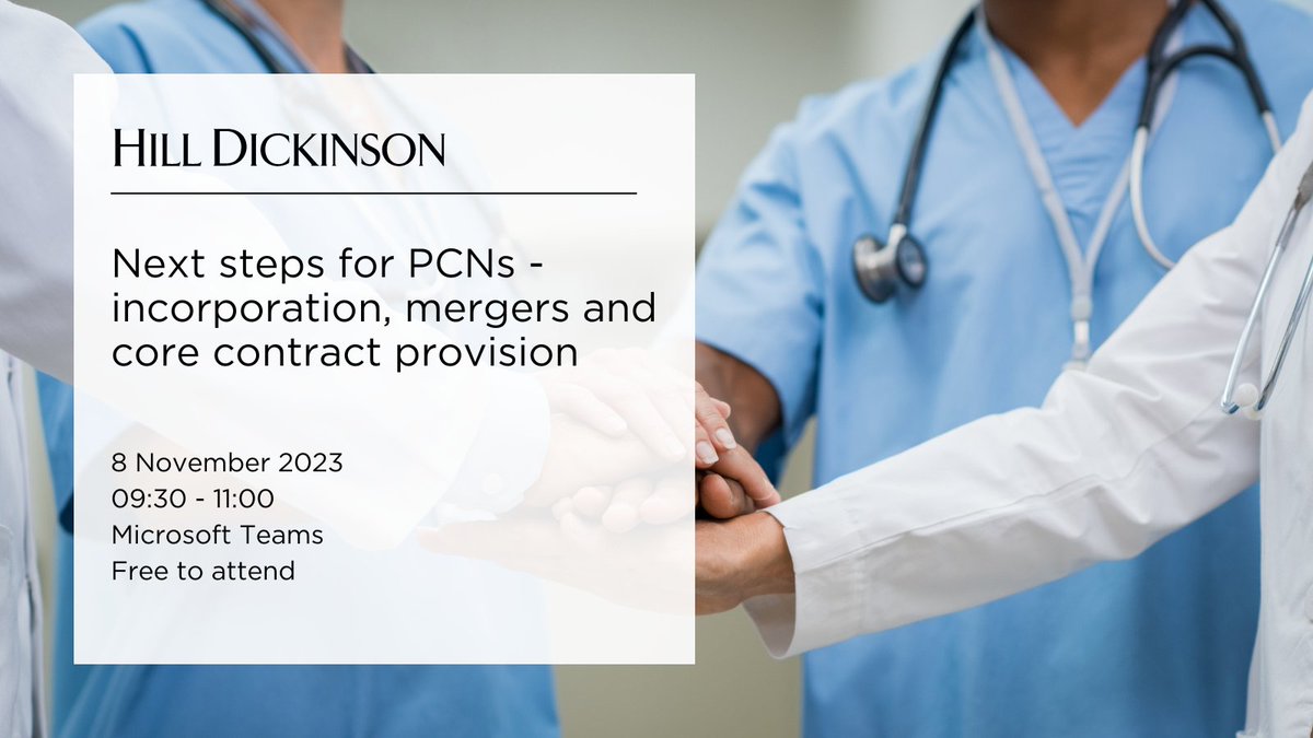 Hill Dickinson Health Lawyers tweet media