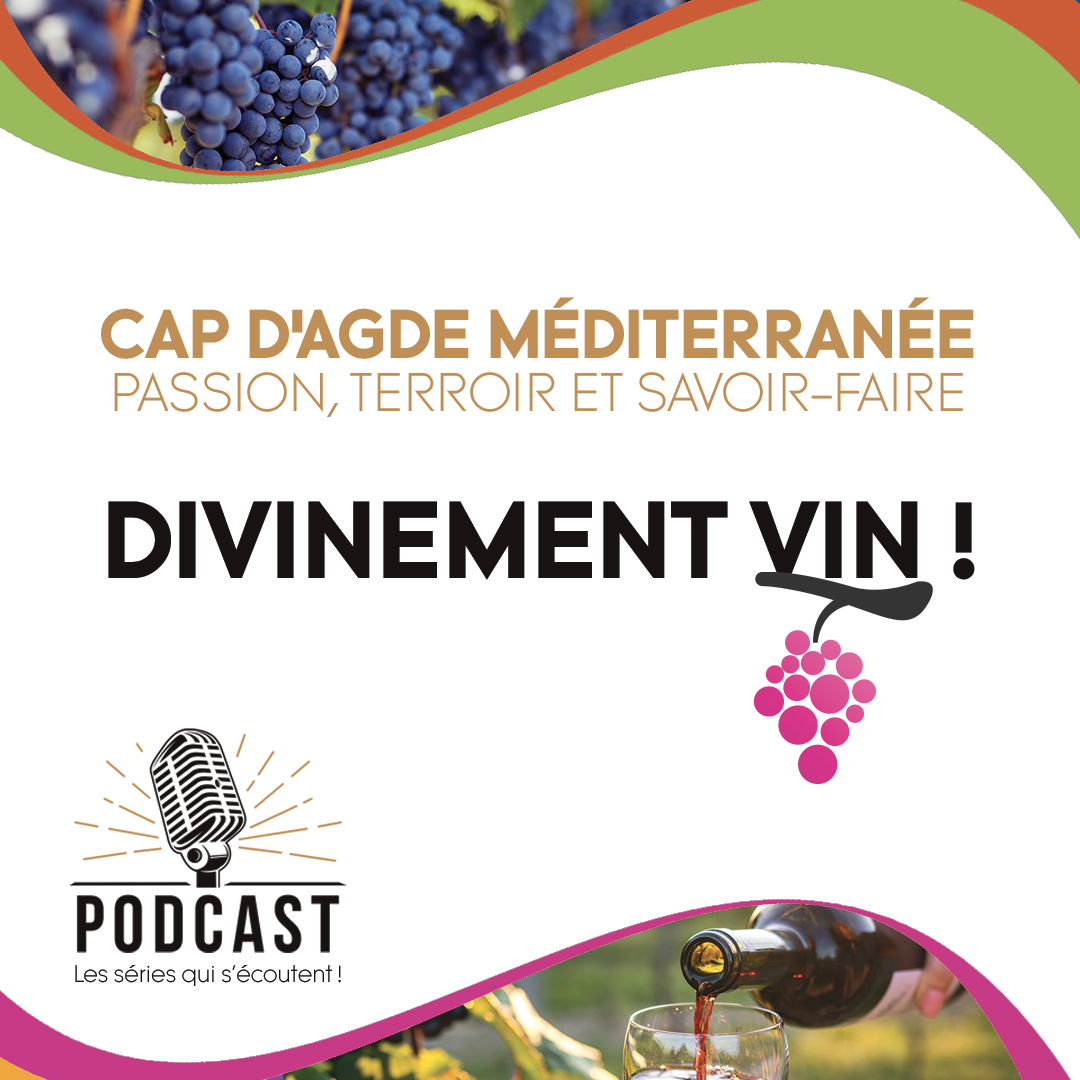 CapAgdeTourisme's tweet photo. [BREAKING NEWS] [J-7]
RDV jeudi 19 octobre pour suivre les aventures de Laurence, au cœur de nos vignobles, avec notre premier podcast de la série « Divinement Vin .
L'abus d'alcool est dangereux pour la santé. Consommez avec modération.
#podcast #capdagdemediterranee https://t.co/psn6ca5XYk
