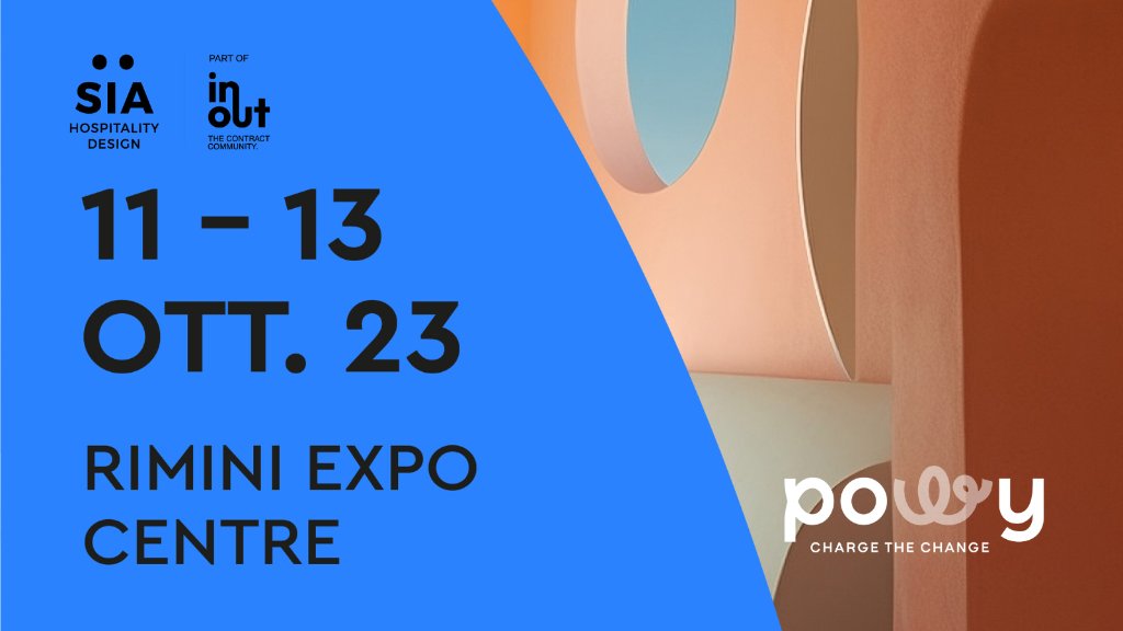 📍Eᴠᴇɴᴛ ᴀʟᴇʀᴛ📍

Siete interessati a nuove infrastrutture per la mobilità elettrica? Vi aspettiamo al SIA Hospitality di Rimini dall'11 al 13 Ottobre al PAD. D1 STAND 013!

#Powy #SiaHospitality #TTG #Rimini #ChargeTheChange #GoElectric #emobility #evs #ChargingPoints