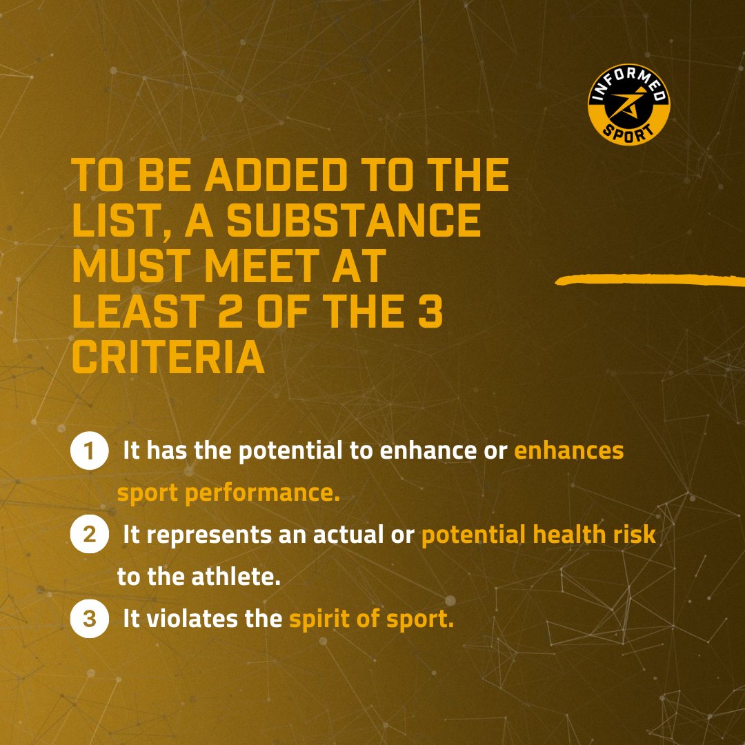 As the <a href="/wada_ama/">WADA</a> List of Prohibited Substances and Methods continuously evolves, it is more important than ever to stay informed. Learn more here: bit.ly/48NHFxG