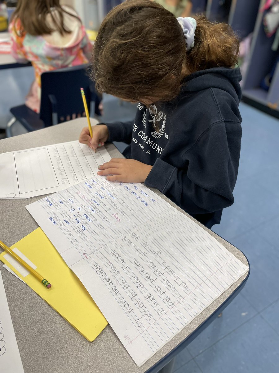 We are almost done with our first writing piece of the year, our small moment story! Check out how hard these second graders are working on their final copies! <a href="/NMSCTP/">Kathleen Ramirez</a>  <a href="/NMSCTAP/">North Mianus School</a>