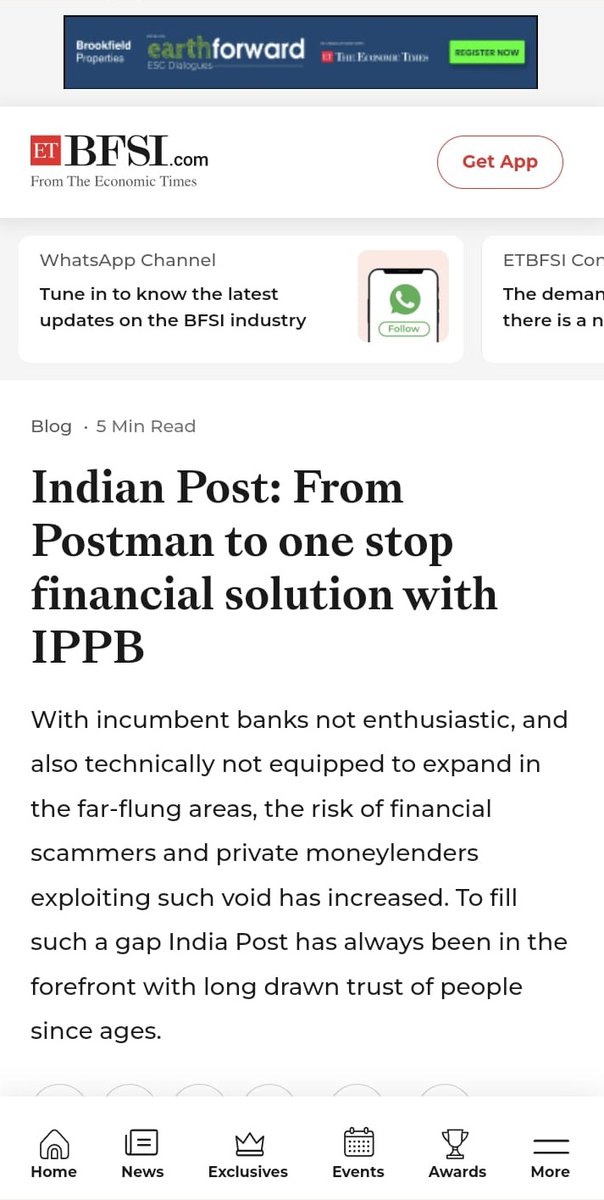 See how the world's largest service delivery  network India Post, is getting transformed under the visionary leadership  PM <a href="/narendramodi/">Narendra Modi</a> , 
to read the full article click on the link 👇
bfsi.economictimes.indiatimes.com/blog/indian-po…