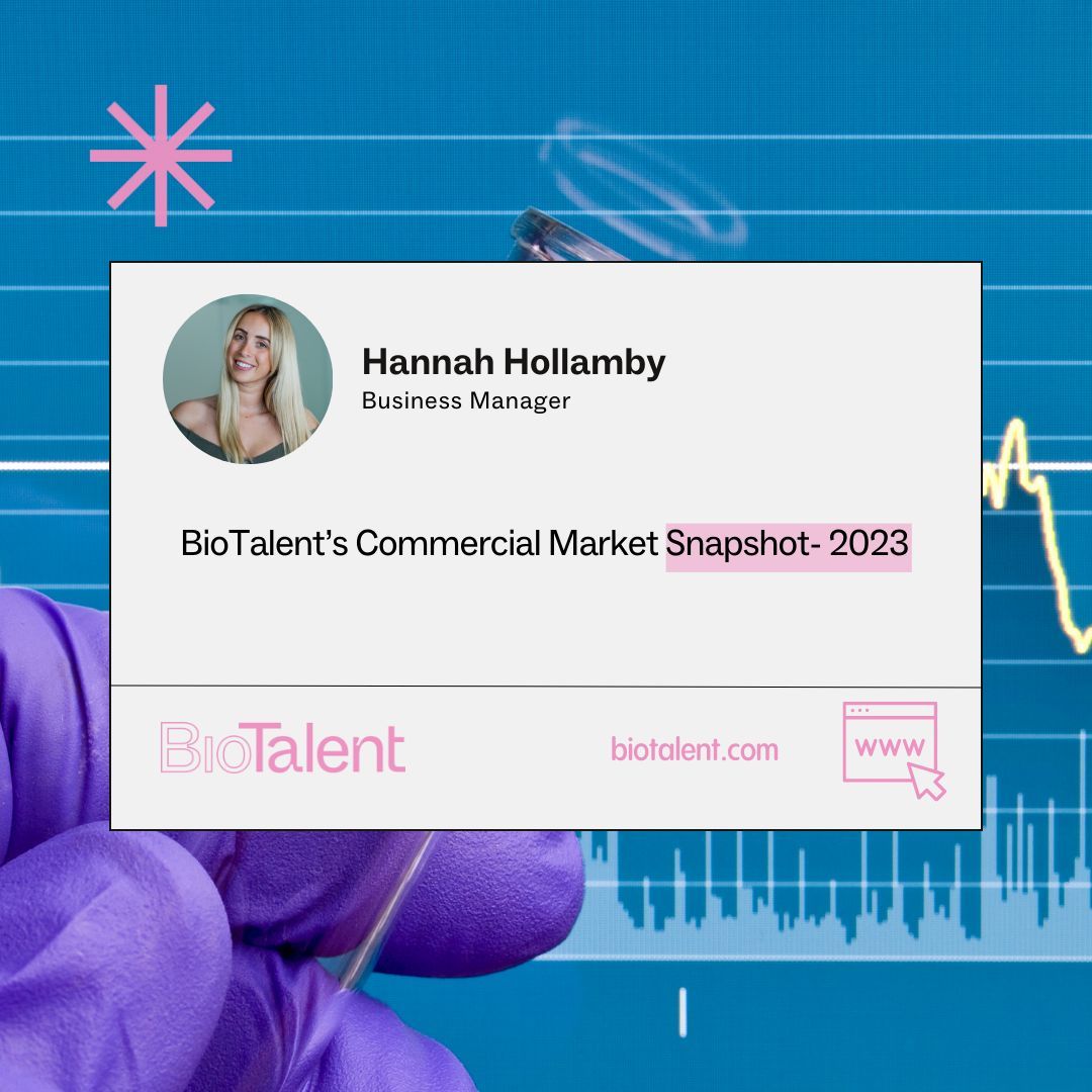 bio_talent's tweet photo. What's happening in the life sciences commercial market? Find out in our latest 2023 snapshot here: https://t.co/DJdg383pqj https://t.co/aqCkOlQkoN