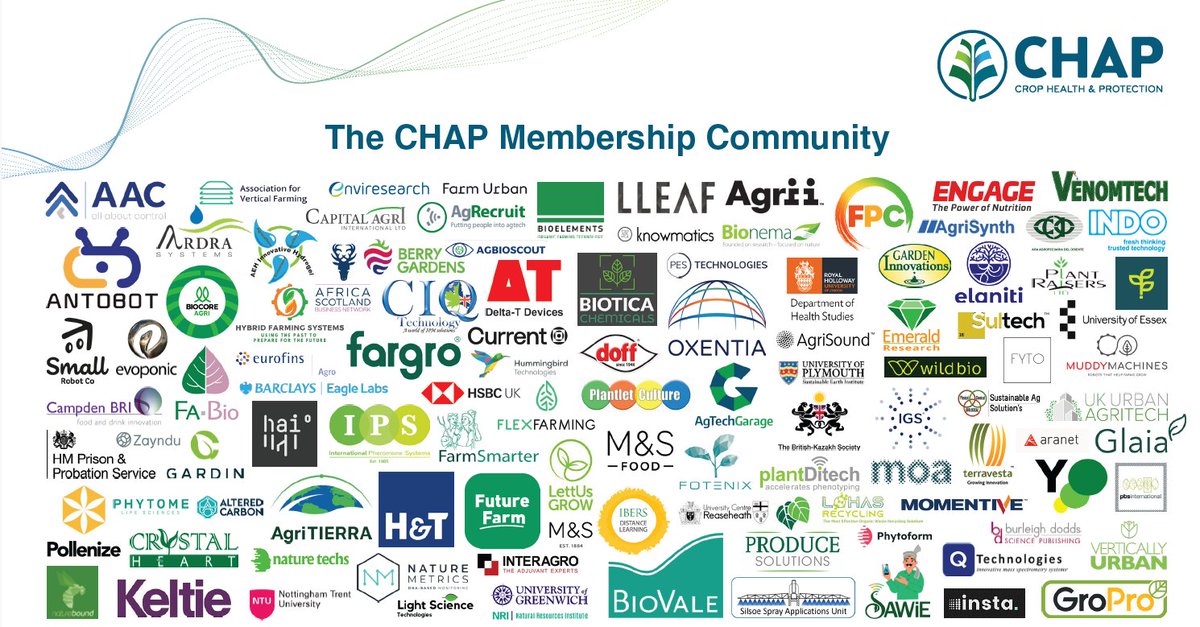 To support your agri-tech business, we bring people together to promote networking and sharing ideas, act as a catalyst for interactions and initiate the development of project ideas💡

✉️To find out more email: enquiries@chap-solutions.co.uk

#agritech #agribusiness
