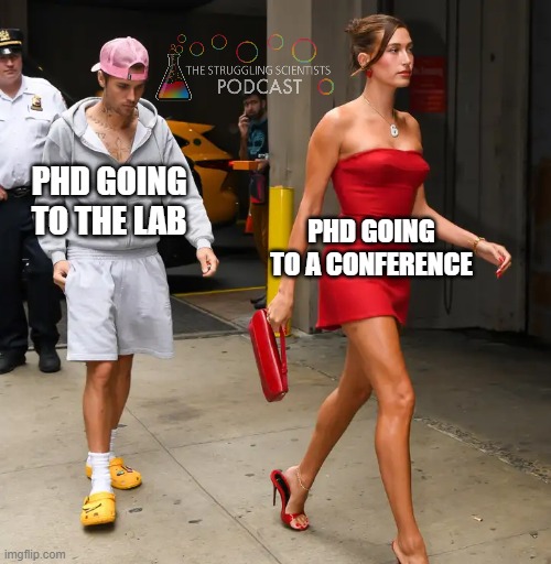 TheStrugglingS4's tweet photo. Sometimes the phd going to the lab also goes to the conference like that 😅 https://t.co/vvUlJk3SZQ
