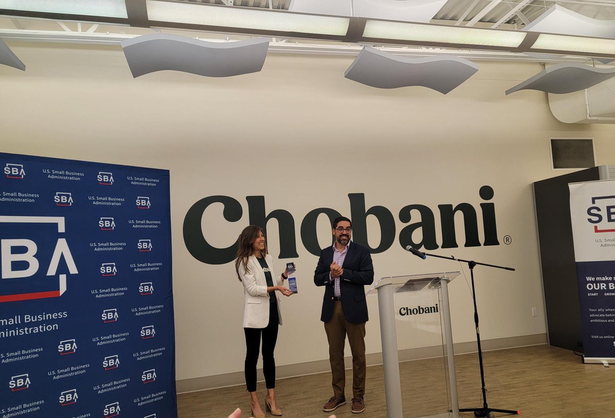 We joined <a href="/SBAUpstateNY/">SBA Upstate NY</a> to celebrate their 70th Anniversary, spotlighting <a href="/Chobani/">Chobani</a>, a legacy business supported by <a href="/SBAgov/">SBA</a>, <a href="/pursuit_lending/">Pursuit</a> &amp; <a href="/keybank/">KeyBank</a>. Kudos to our partners! Together, we're helping drive the future of NYS manufacturing. 🎉 #NYSManufacturing