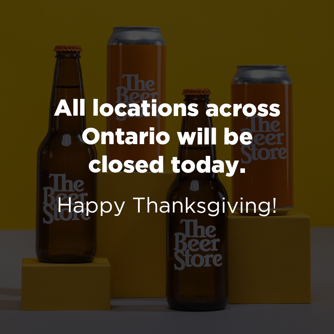 TheBeerStoreON's tweet photo. No work today! We'll be back at it tomorrow and ready for your long weekend empties. See you then. 🍻 https://t.co/fNqX4QeEl2