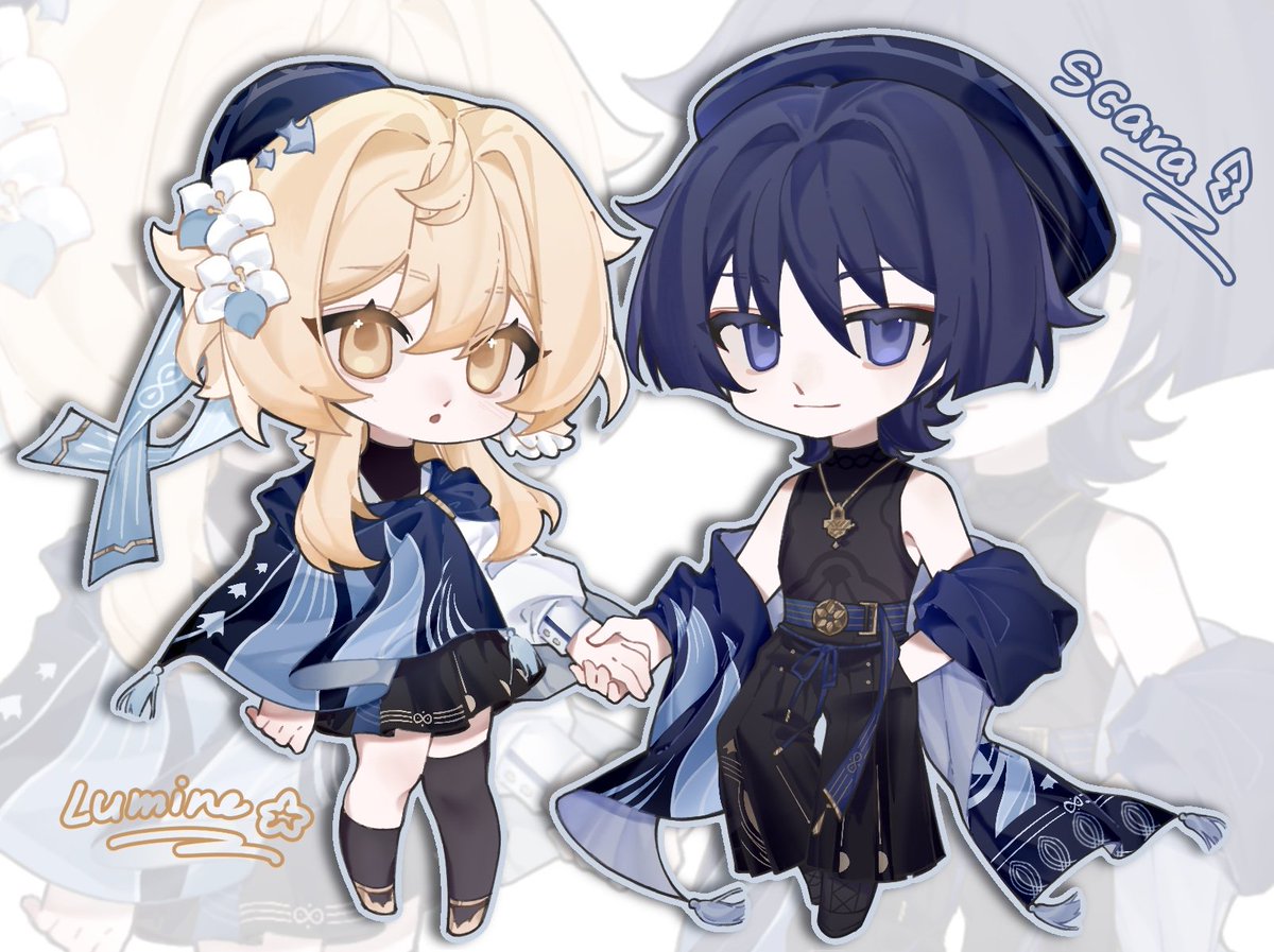 Jumin07213704's tweet photo. #wanderer #scaramouche #Lumine #GenshinImpact https://t.co/ZQe4VgTeL2