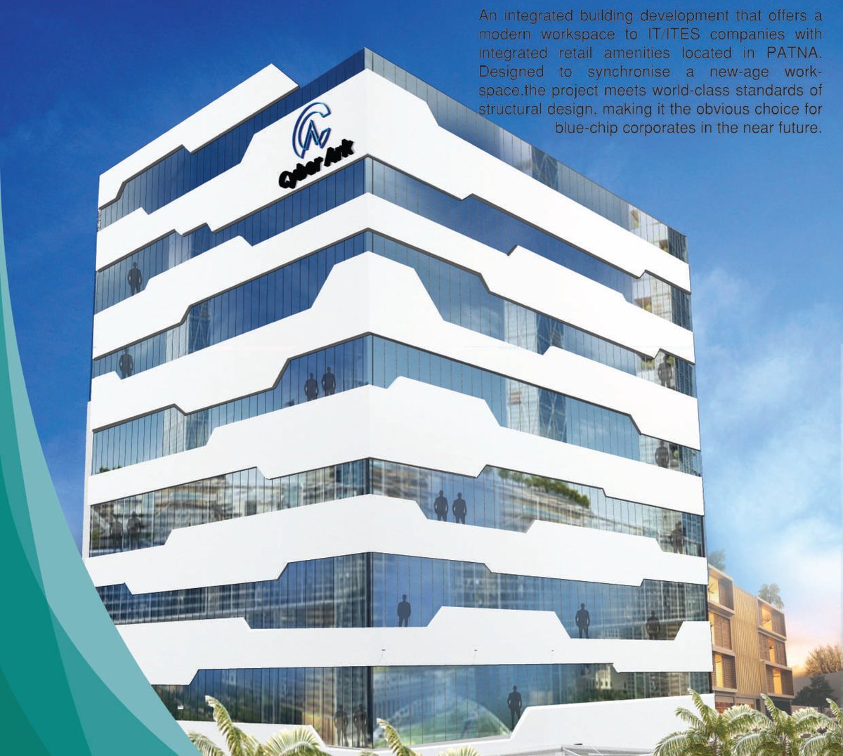 IndexBihar's tweet photo. 12 Upcoming IT Park/Tower in Patna - Cyber Ark at Patliputra IA.

Buliding - G+6
Office space - 56,000 sq.ft. 
Status - Structure work completed, finishing work going on.

#Patna #Bihar #IT https://t.co/Lbg93MiKno