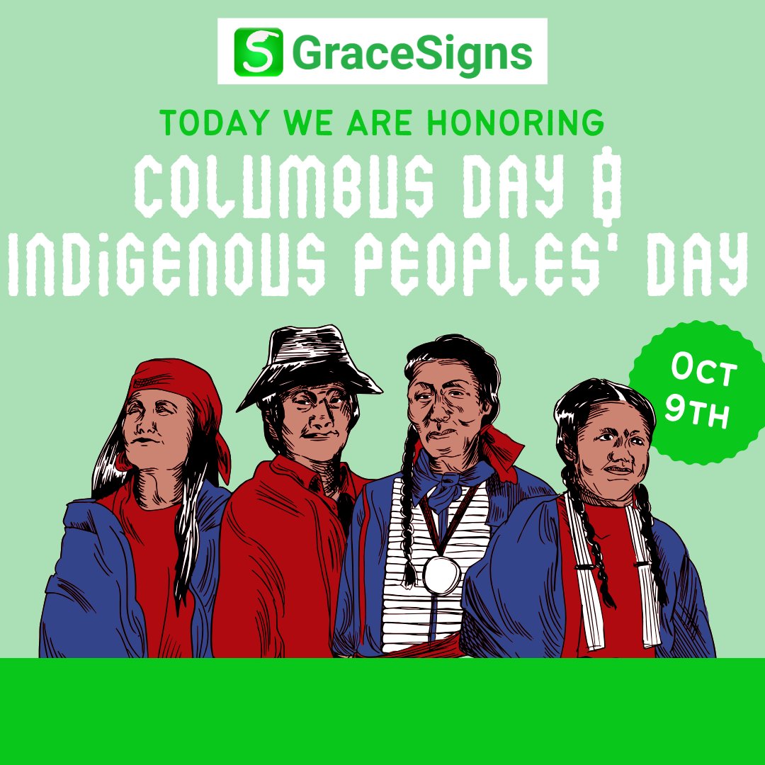 GraceSignsApps's tweet photo. Today is Columbus Day & Indigenous Peoples' Day!
#gracesigns #freeapp #learnasl #ASL #nonprofit #virtual #learning #virtuallearning #virtualteacher #onlinelearning #onlineeducation #educationalapp #app #apps #americansignlanguage #signlanguage #language #communication https://t.co/3KdEoq5s7X