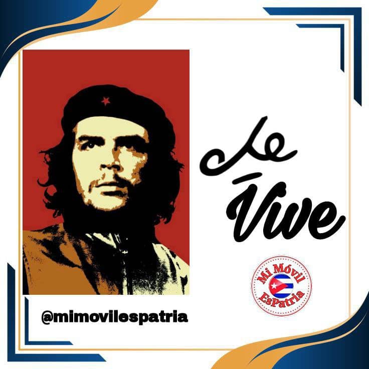 Tu legado a las nuevas generaciones es imperecedero. ✍️“Crezcan como buenos revolucionarios.' ¡Somos y seremos! Como el Che #CheVive #MiMóvilEsPatria