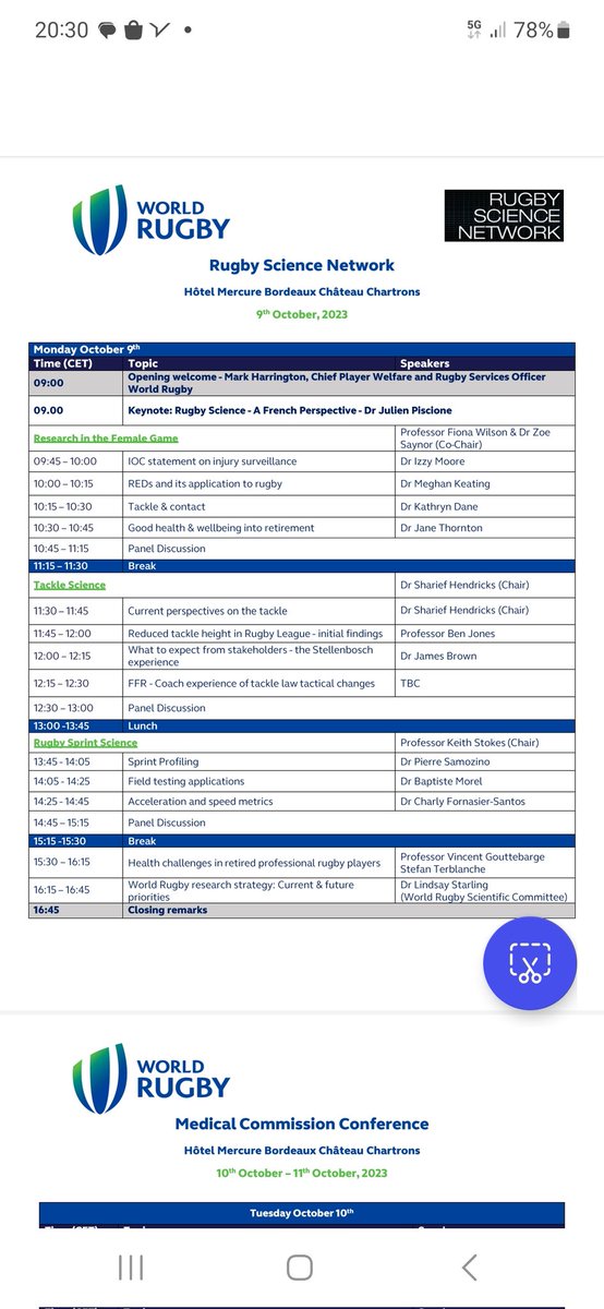 Prof. Fiona Wilson (@fionawilsonf) on Twitter photo Great to have <a href="/tcddublin/">Trinity College Dublin</a> <a href="/tcdsports/">Trinity Sport</a> representation with <a href="/IrishRugby/">Irish Rugby</a> <a href="/KathrynDane2/">Kathryn Dane</a> & # WillConnors at the <a href="/WorldRugby/">World Rugby</a> <a href="/RugbySciNetwork/">RugbyScienceNetwork</a> Bordeaux meeting today 🏉☘️🇫🇷 . Great that TCD research is being presented and networked on a world stage. Great to have <a href="/tcddublin/">Trinity College Dublin</a> <a href="/tcdsports/">Trinity Sport</a> representation with <a href="/IrishRugby/">Irish Rugby</a> <a href="/KathrynDane2/">Kathryn Dane</a> & # WillConnors at the <a href="/WorldRugby/">World Rugby</a> <a href="/RugbySciNetwork/">RugbyScienceNetwork</a> Bordeaux meeting today 🏉☘️🇫🇷 . Great that TCD research is being presented and networked on a world stage.