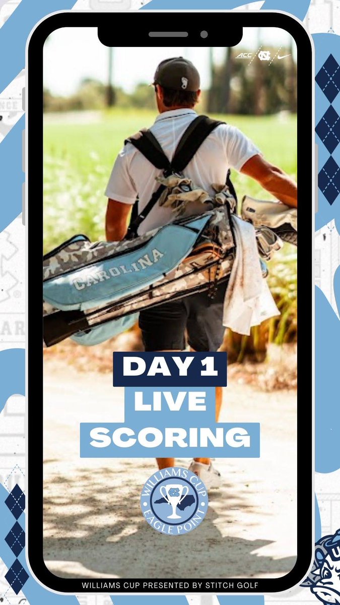 UNCmensGolf's tweet photo. Follow live scoring ⬇️
https://t.co/kvVKHlcWQ7
#TarHeelTough #WilliamsCup https://t.co/XbBHVDPBQG