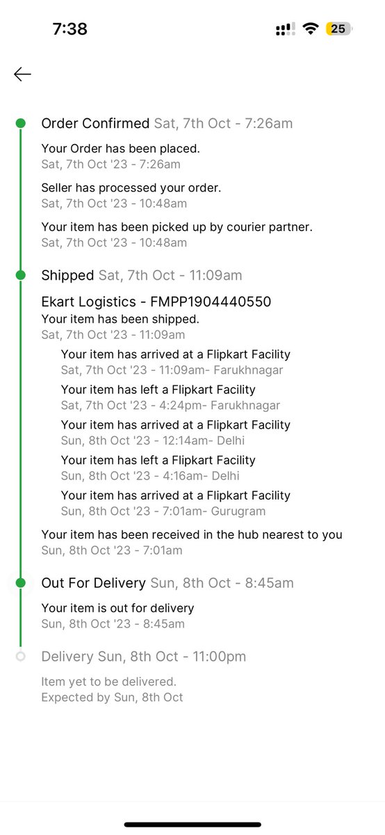 Arpitkumarvashi's tweet image. ⁦@flipkartsupport⁩ ⁦@Flipkart⁩ are you guys are not feeling ashamed? Order is not delivered yet.Raised the complaint but no one bothered to call me yet.

Order ID - OD329349902574384100