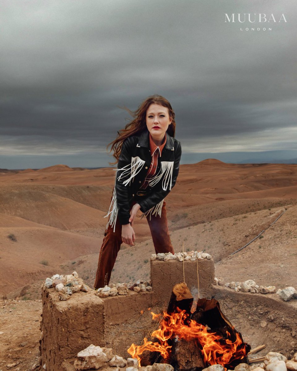 Muubaa's tweet image. Our Autumn/Winter 23 collection includes garments created using natural dye leather effects in earthy tones set against injections of unexpected lime snake print 🐍