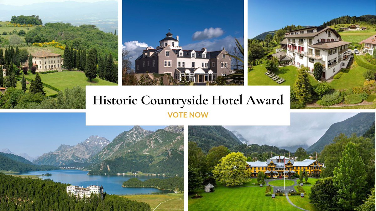 Cast your vote for the best COUNTRYSIDE HOTELS in Europe: historichotelsofeurope.com/hotels/collect… It's your opportunity to play your part in celebrating and recognising the most exceptional hotels in Europe. Thank you #HotelAwards #ExcellenceinHospitality #HospitalityAwards #historichotels