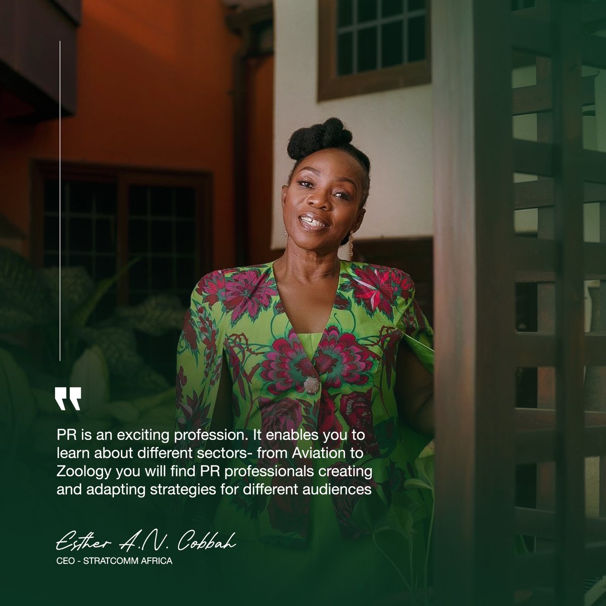 Esther_Cobbah's tweet photo. Happy Monday! 🌟 Shoutout to all my fellow Comms and PR Managers. 🎙️ Let's seize this week as an opportunity to expand our knowledge and influence. 💡 Our messages have the power to transform the world. Let's make it happen! 💪 #MondayMotivation #CommsPros #StratcommAfrica https://t.co/4KbQ4a4CfP