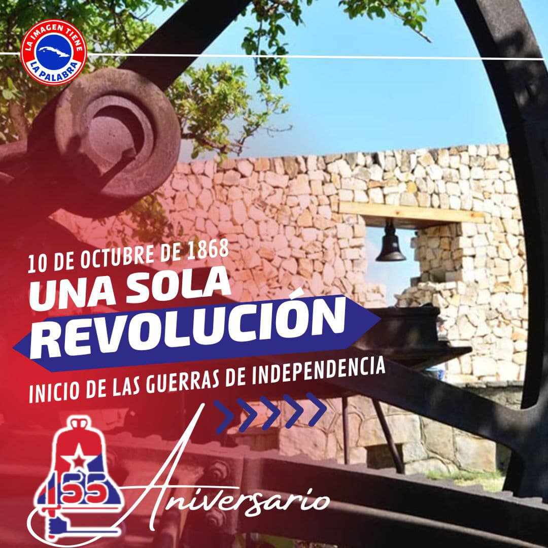 EddyRaulC's tweet photo. #UnaSolaRevolución #10DeOctubre #155Aniversario #CubaViveEnSuHistoria https://t.co/GxB5pxfLzd