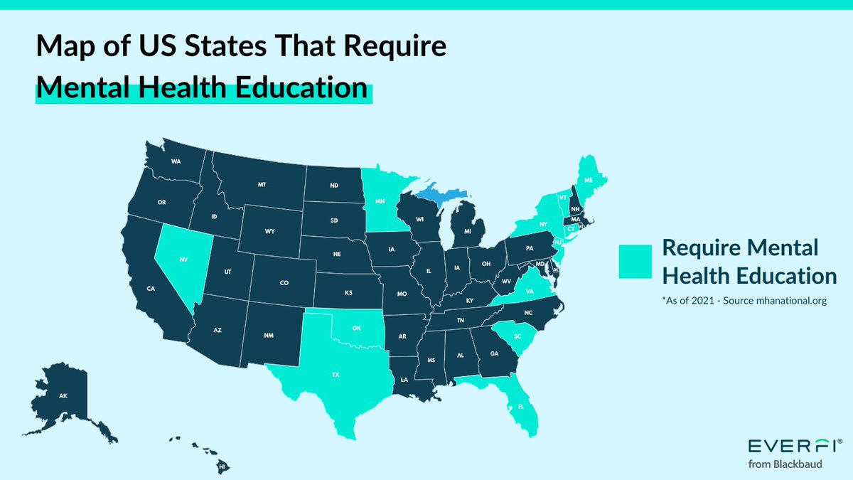Tomorrow is #WorldMentalHealthDay 🧠🌎 

Talking about #mentalhealth today isn't what it used to be - and that's a good thing. More and more states are requiring schools to incorporate mental health #education into the curriculum as early as elementary school. 🏫