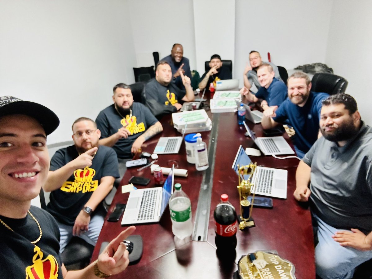 Juan Montano (@king_jmontano) on Twitter photo #RoyalEmpire ๐ leaders strategic meeting. Thank you boss <a href="/DaleB1/">Dale S. Brown</a> for your motivation & support! #RoyalEmpire is ready to own Q4 with our fearless leaders <a href="/CoreyRiddle88/">Corey Riddle</a> <a href="/ATTJorge703/">Jorge</a> <a href="/Don_JulioH/">Julio Hernandez</a> <a href="/Keith_MrHowdy/">Keith</a> <a href="/KevinMoralesDMV/">Kevin Morales</a> <a href="/ArguetaSesar/">Sesar Argueta</a> <a href="/mrls_osc/">Oscar Morales</a> <a href="/LeaderWilliam93/">Will</a> DawgPound๐ช๐ผ #RoyalEmpire ๐ leaders strategic meeting. Thank you boss <a href="/DaleB1/">Dale S. Brown</a> for your motivation & support! #RoyalEmpire is ready to own Q4 with our fearless leaders <a href="/CoreyRiddle88/">Corey Riddle</a> <a href="/ATTJorge703/">Jorge</a> <a href="/Don_JulioH/">Julio Hernandez</a> <a href="/Keith_MrHowdy/">Keith</a> <a href="/KevinMoralesDMV/">Kevin Morales</a> <a href="/ArguetaSesar/">Sesar Argueta</a> <a href="/mrls_osc/">Oscar Morales</a> <a href="/LeaderWilliam93/">Will</a> DawgPound๐ช๐ผ