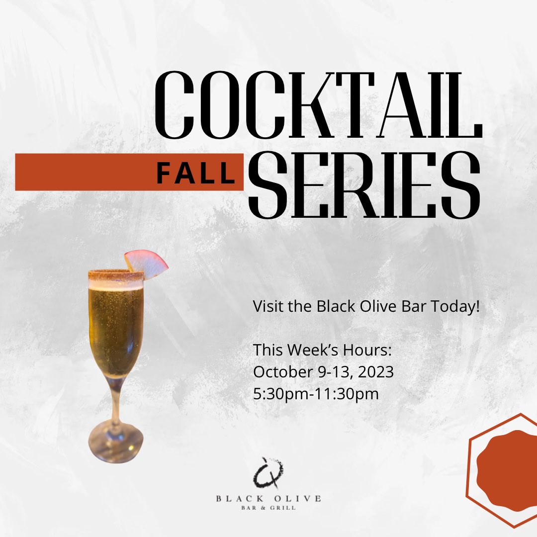 This week’s fall cocktail at The National’s Black Olive Bar 🍂

Apple Cider Mimosa 🍎🍾
-2oz of Myer’s Dark Rum
-4oz Apple Cider
-Topped with Daniele Reale La Matota Moscato

#fall #cocktail #happyhour #bar #conferencecenter #meetings #events #networking #LoveLoudoun