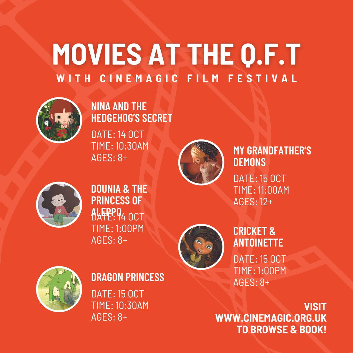 Cinemagic's tweet photo. Feel the #MovieMagic with #CinemagicFilmFestival this weekend at @QFTBelfast! Travel the world from the comfort of your seat, &amp; embark on untold adventures with new characters…

🔗https://t.co/bIWrhWMBvl

#FilmFestival #WorldCinema #DiverseAudiences #YouthAudiences https://t.co/dscMqqjY9h