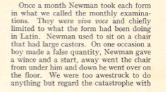 OratoryArchives's tweet photo. An old boy writes in the magazine of 1940, remembering how St John Henry Newman contributed to the life of the school he founded, playing the violin in the school orchestra, writing suitable versions of Roman comedies for the pupils, and examining them in Latin: https://t.co/djrnG0wCZC