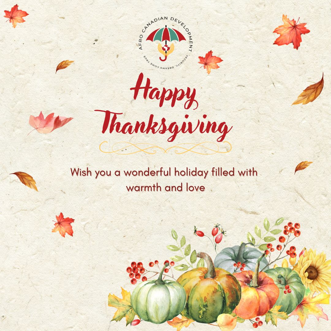 Afrocanadianinc's tweet image. Happy Thanksgiving to everyone🎉
May the spirit of gratitude fill our hearts as we come together on this special day. This Thanksgiving, we&apos;re thankful for the generosity of our donors and volunteers. Together, we make a difference!

#afrocanadiandevelopmentInc #Thanksgiving2023