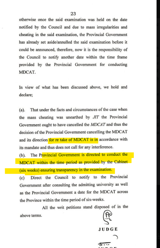 theplsacademy's tweet photo. High Court Announced to Reconduct ETEA MDCAT in 06 Weeks https://t.co/ZQm72XLyBO #reconductETEAMDCAT #ETEAMDCAT https://t.co/qGHr471mJC