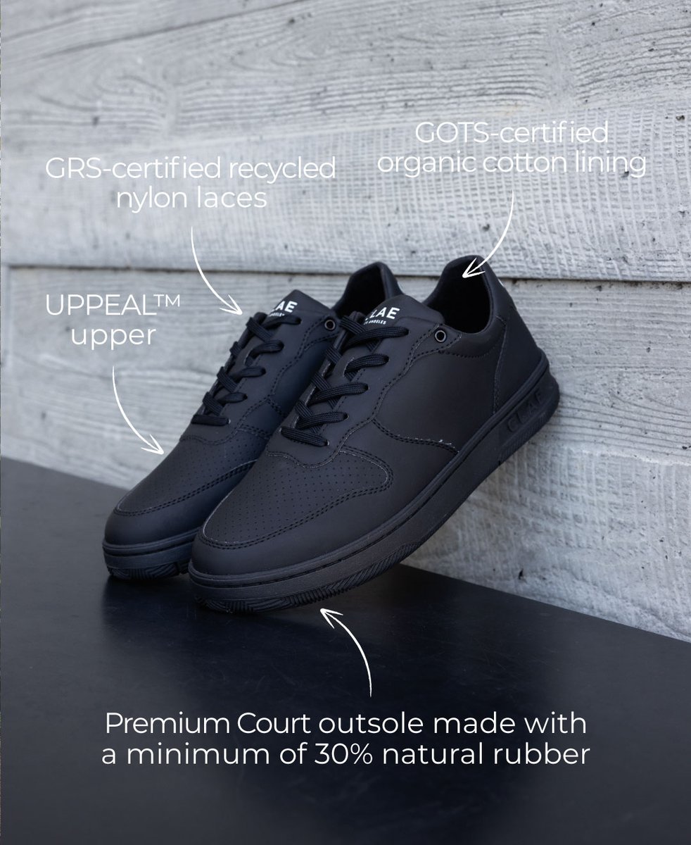 clae_official's tweet photo. Why do we use Uppeal™?

CLAE Apple Collection is available now at https://t.co/E7sMLSxI3A 

#innovation #footwear #vegan #apple https://t.co/tLb76jiYb0