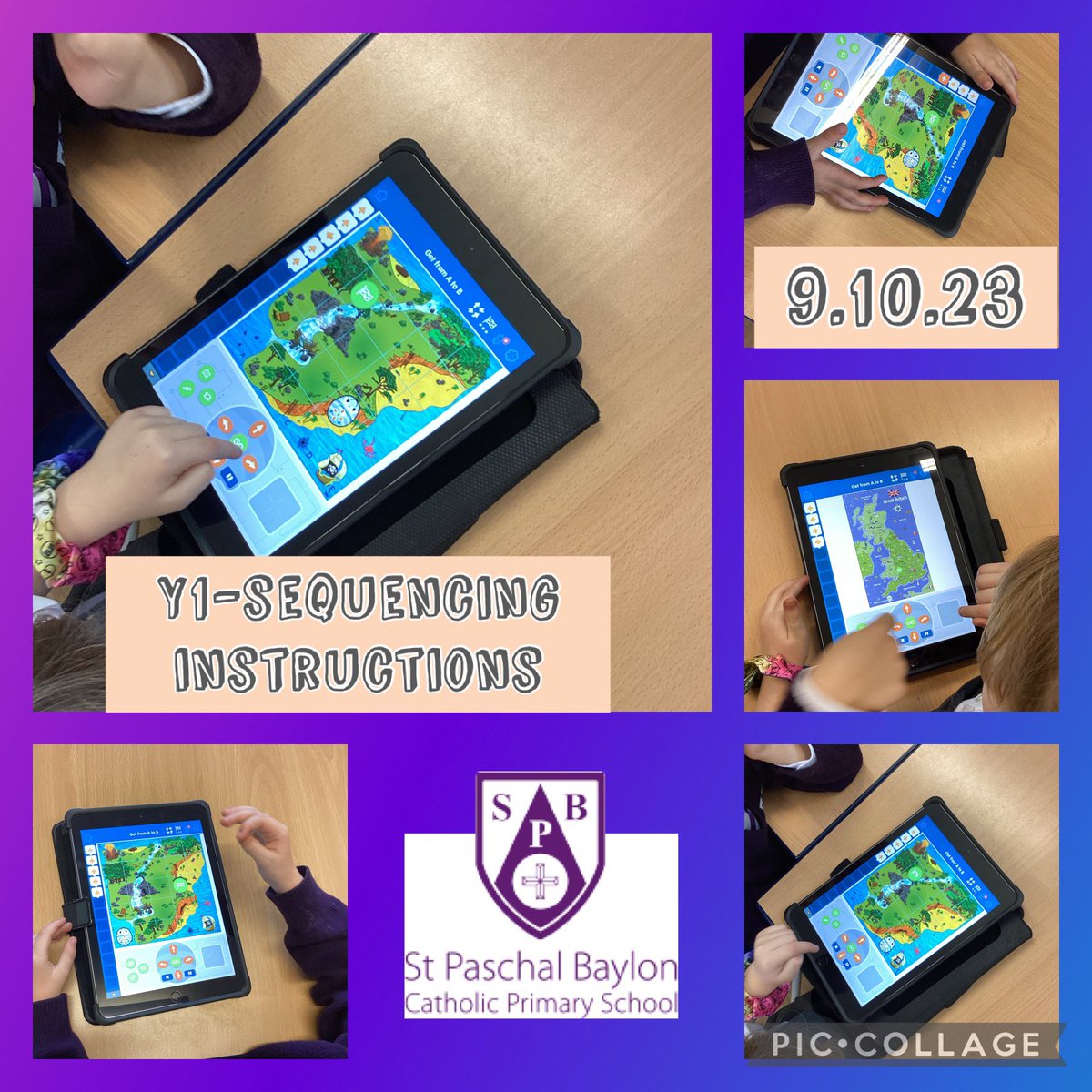 MGLWorld_Alex's tweet image. This afternoon Year 1 @SPBPrimary have been sequencing instructions to direct a BlueBot sprite to a given destination. #StPBComputing #PrimaryComputing @MGLWorldNews